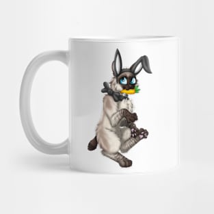 Bobtail BunnyCat: Seal Lynx Point (Black) Mug